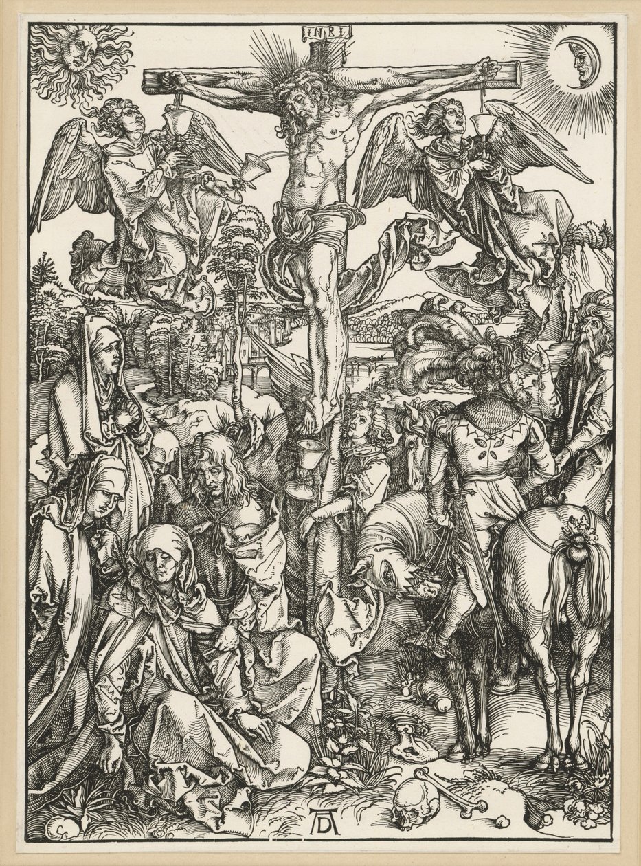 Krisztus keresztre feszítése (Nagy passió) alkotó: Albrecht Dürer