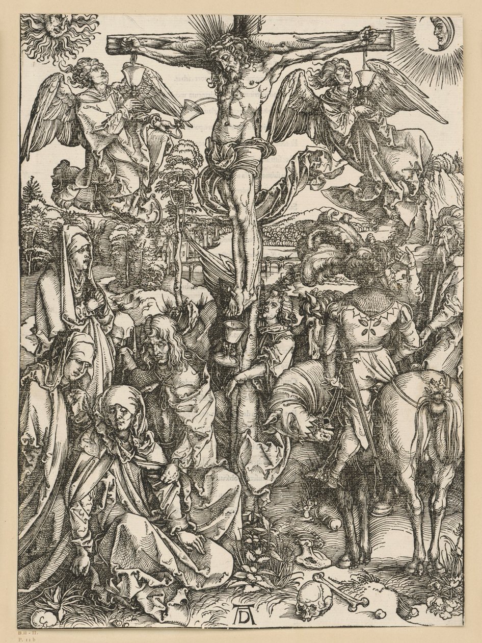 Krisztus keresztre feszítése (Nagy passió) alkotó: Albrecht Dürer