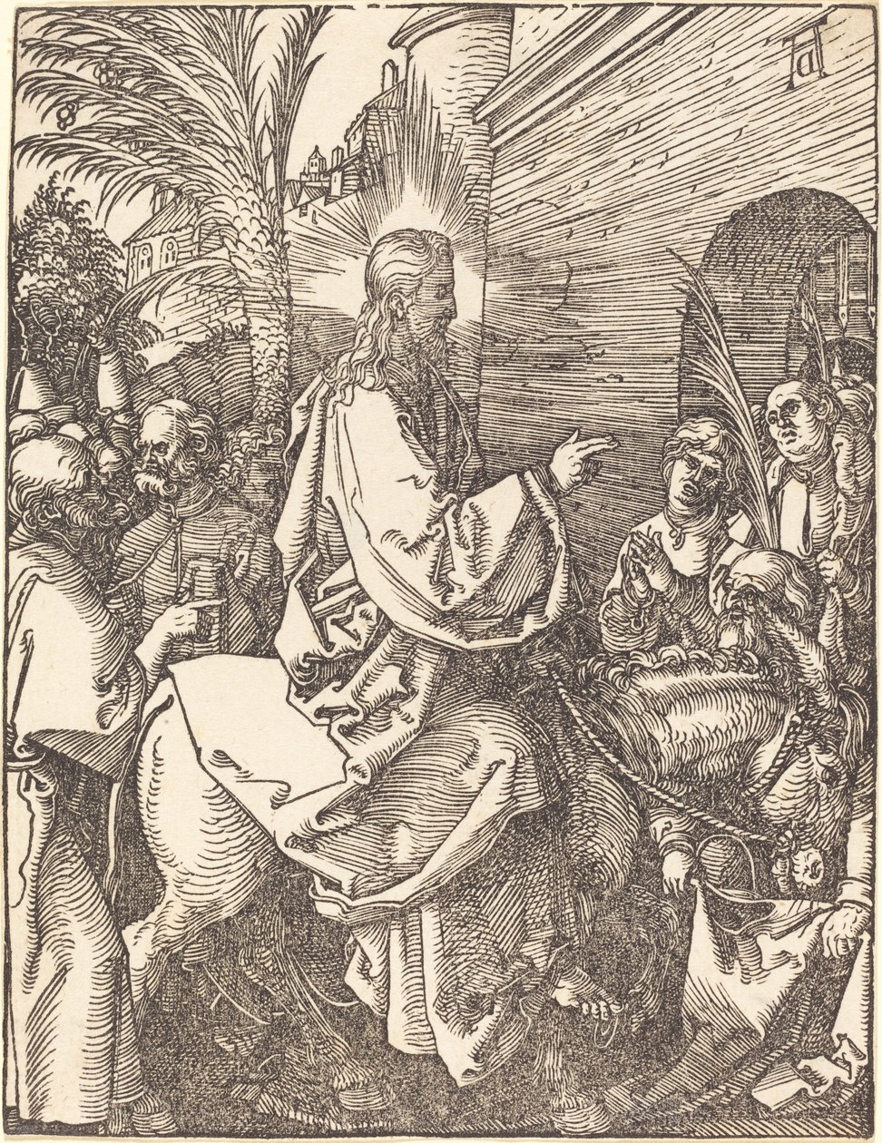 Krisztus belépése Jeruzsálembe alkotó: Albrecht Dürer