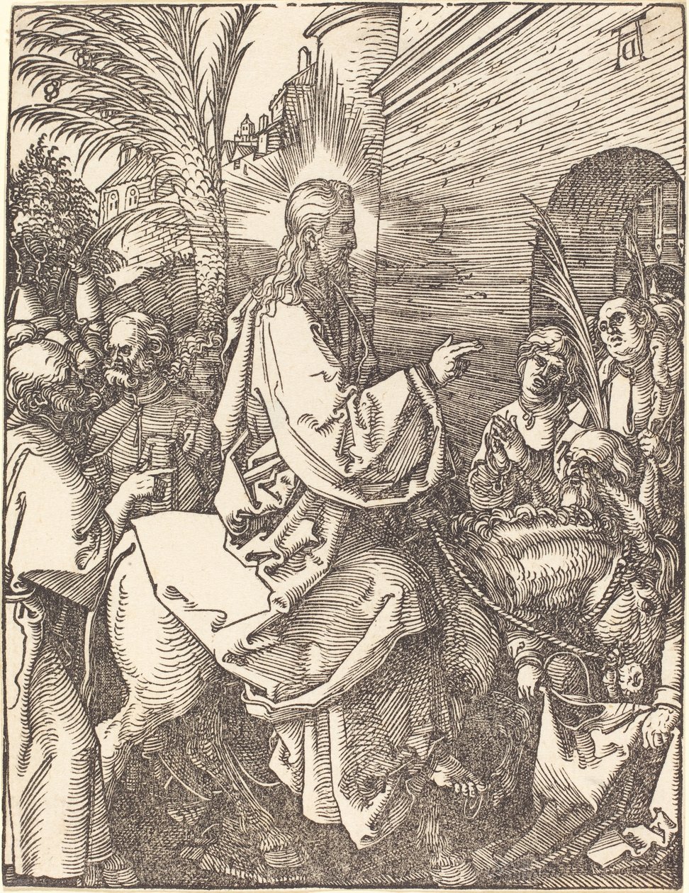 Krisztus bevonulása Jeruzsálembe alkotó: Albrecht Dürer