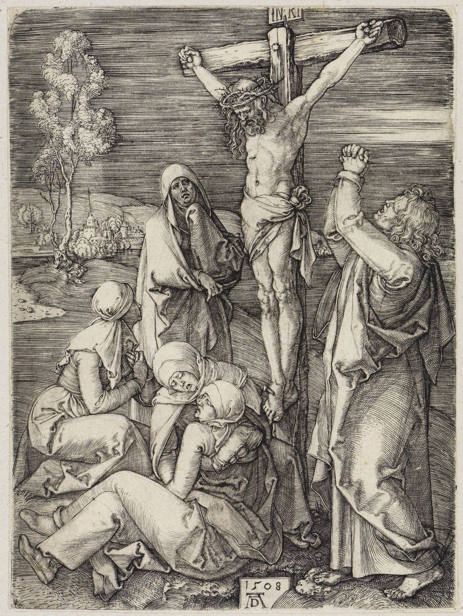 Keresztre feszített Krisztus alkotó: Albrecht Dürer