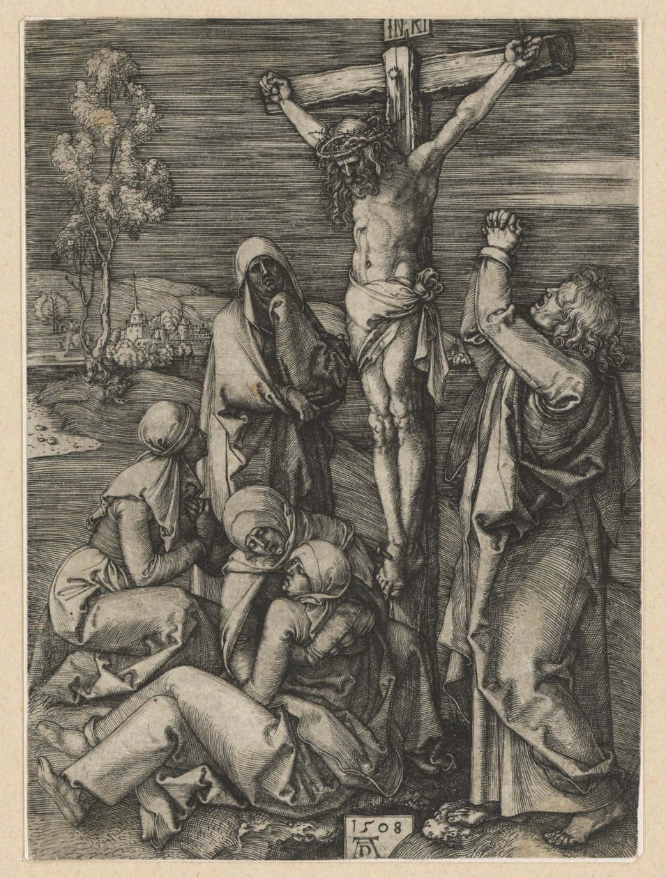 Krisztus a kereszten alkotó: Albrecht Dürer