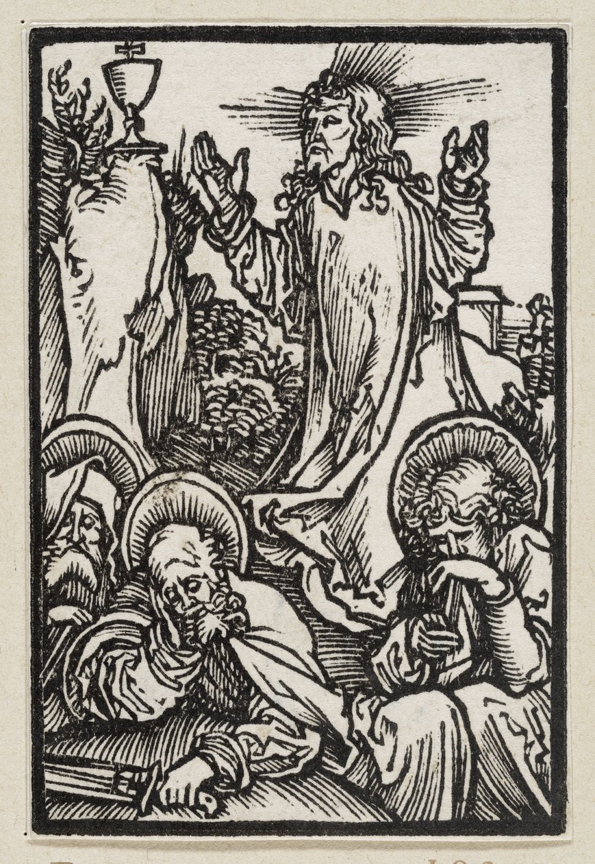 Krisztus az Olajfák hegyén (63 vallási jelenet) alkotó: Albrecht Dürer