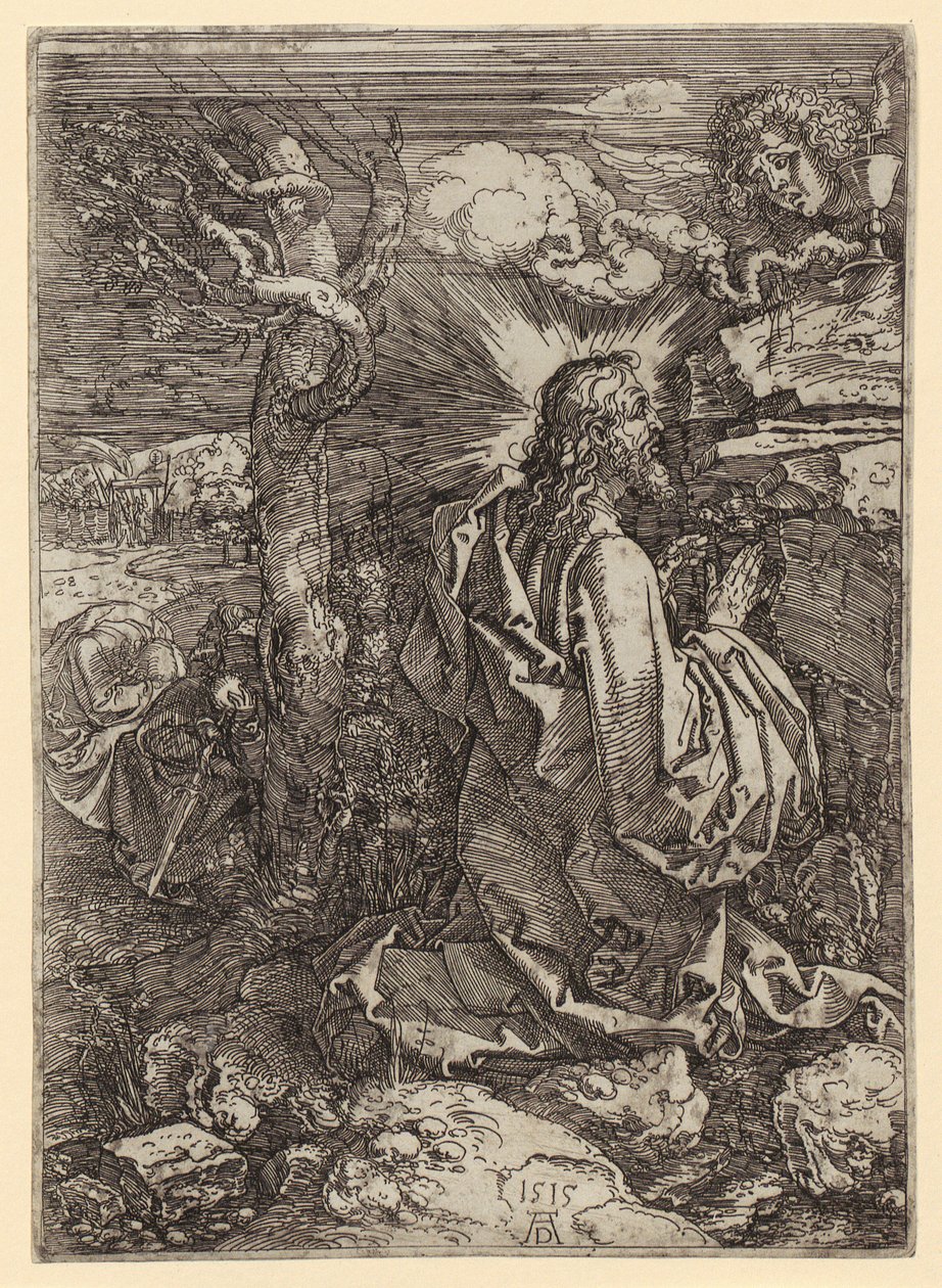 Krisztus az Olajfák hegyén alkotó: Albrecht Dürer