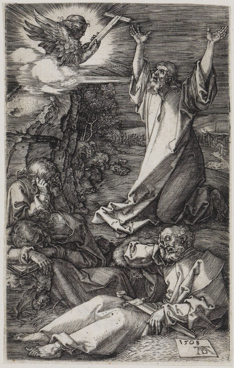 Krisztus az Olajfák hegyén alkotó: Albrecht Dürer