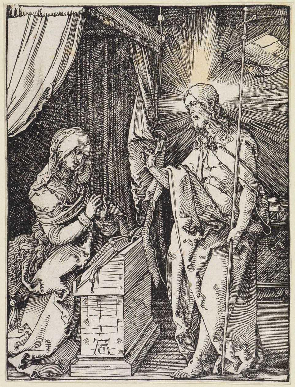 Krisztus megjelenik anyjának alkotó: Albrecht Dürer