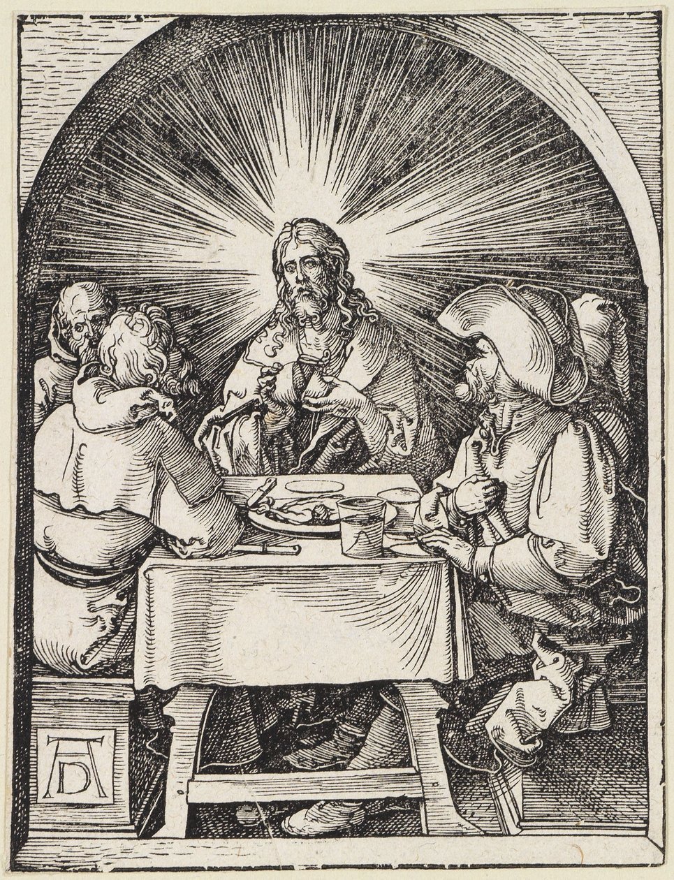 Krisztus Emauszban alkotó: Albrecht Dürer