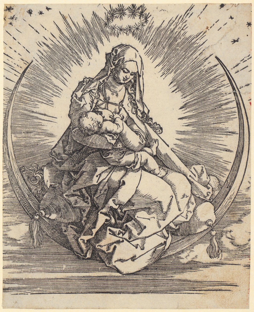 Krisztus a pokol előterében, a „Nagy Passió” sorozat 11. lapja alkotó: Albrecht Dürer
