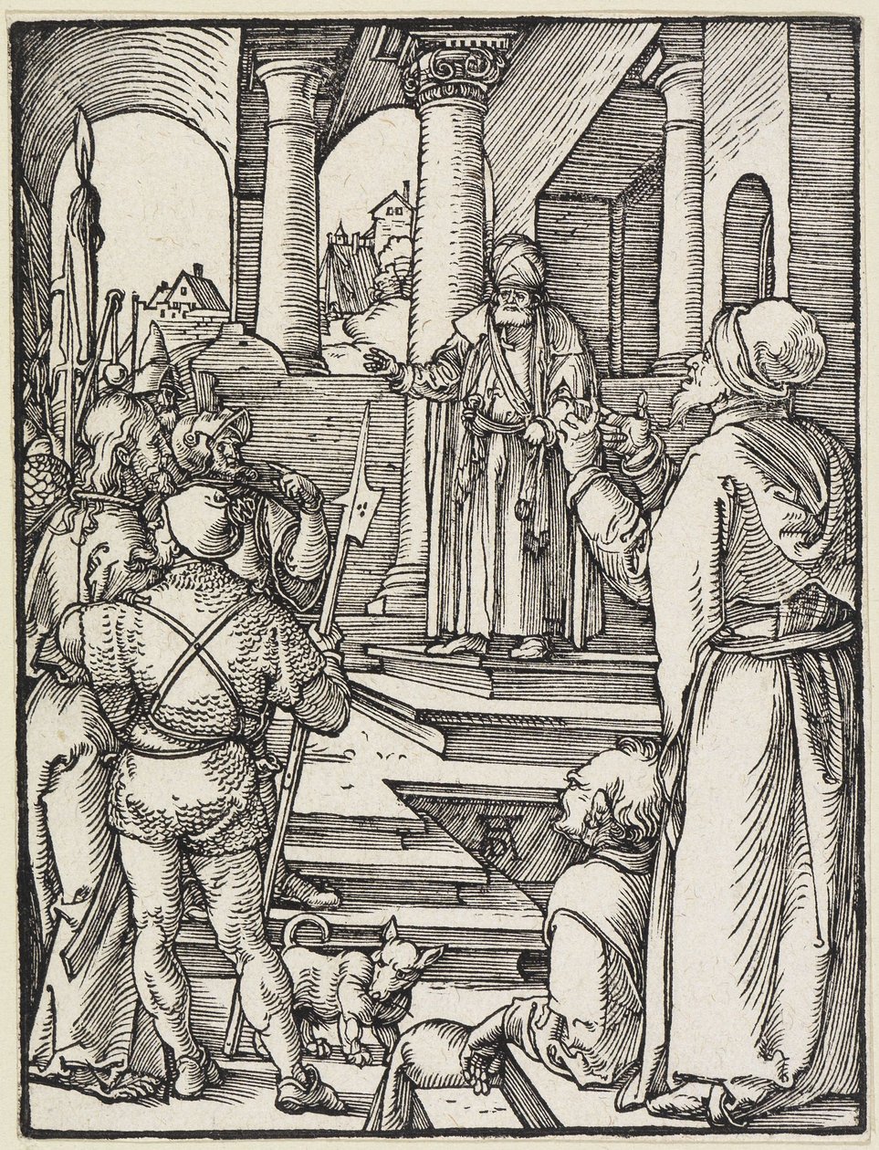 Krisztus Pilátus előtt alkotó: Albrecht Dürer