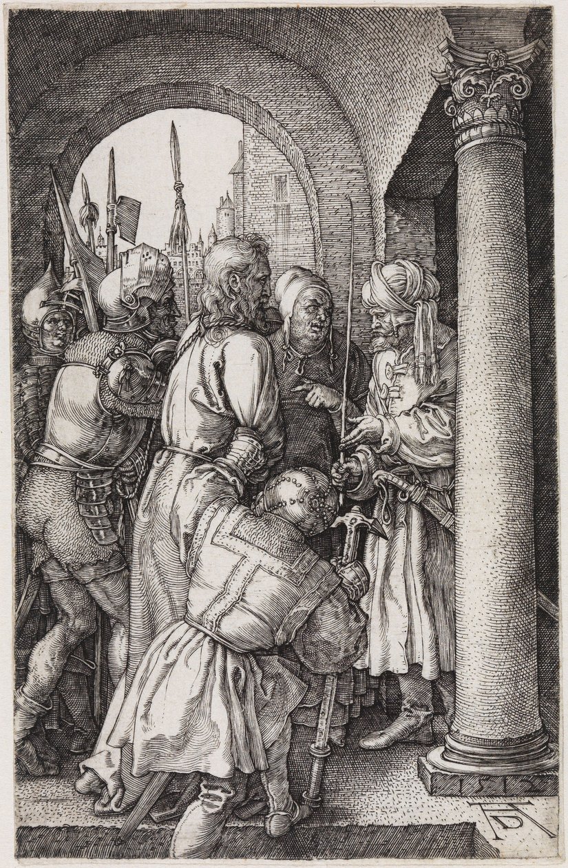 Krisztus Pilátus előtt alkotó: Albrecht Dürer
