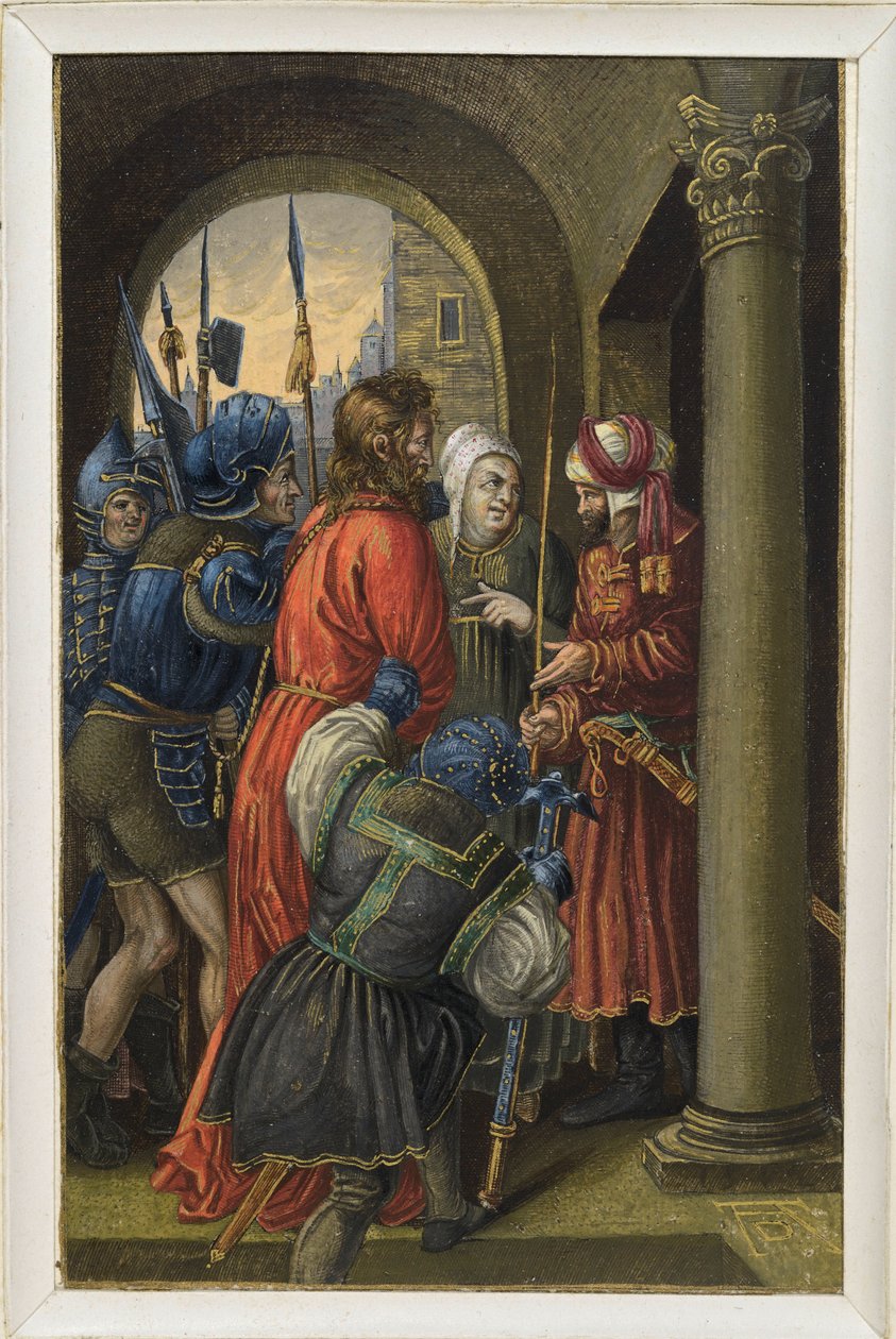 Krisztus Pilátus előtt alkotó: Albrecht Dürer