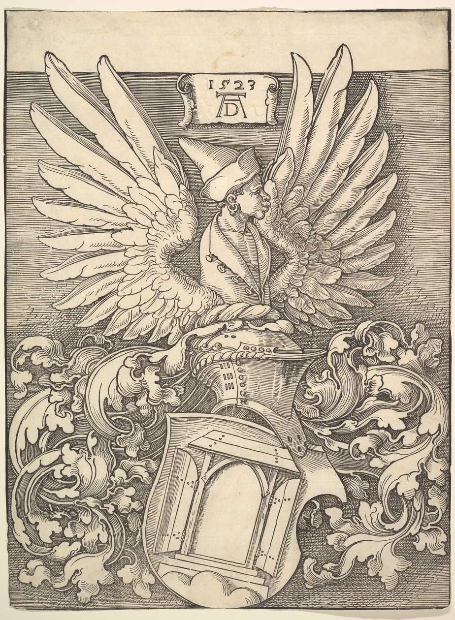Albrecht Dürer címere, 1523. alkotó: Albrecht Dürer