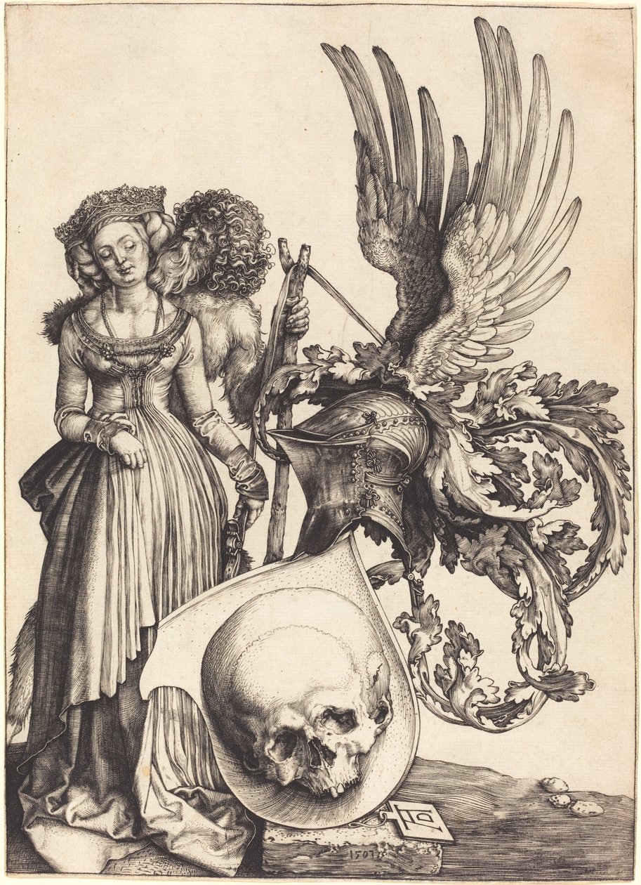 Címer koponyával alkotó: Albrecht Dürer