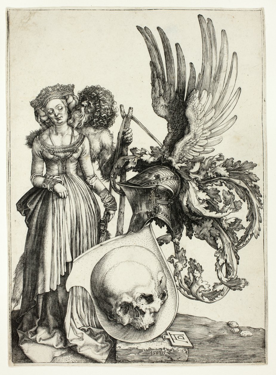 Címer koponyával alkotó: Albrecht Dürer