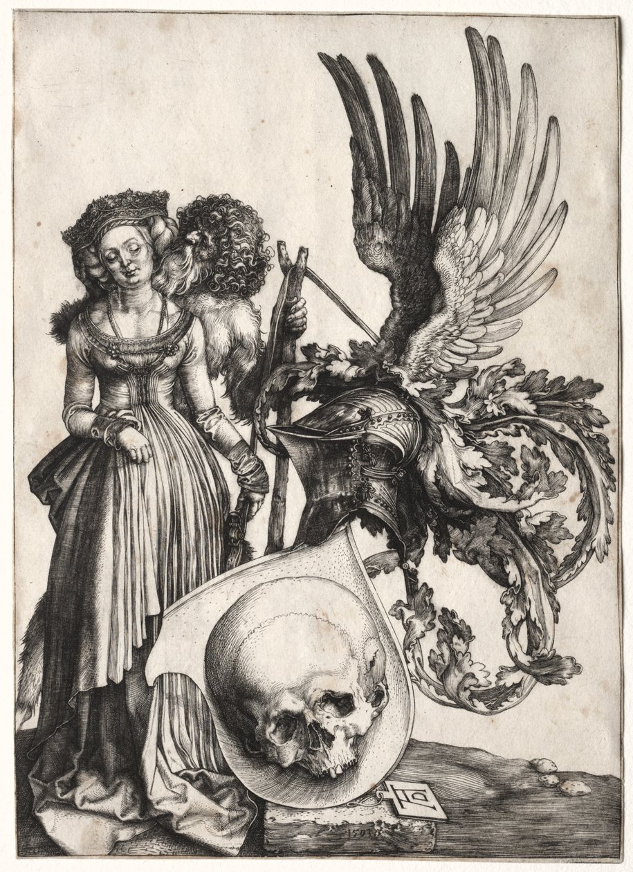 Címer koponyával alkotó: Albrecht Dürer
