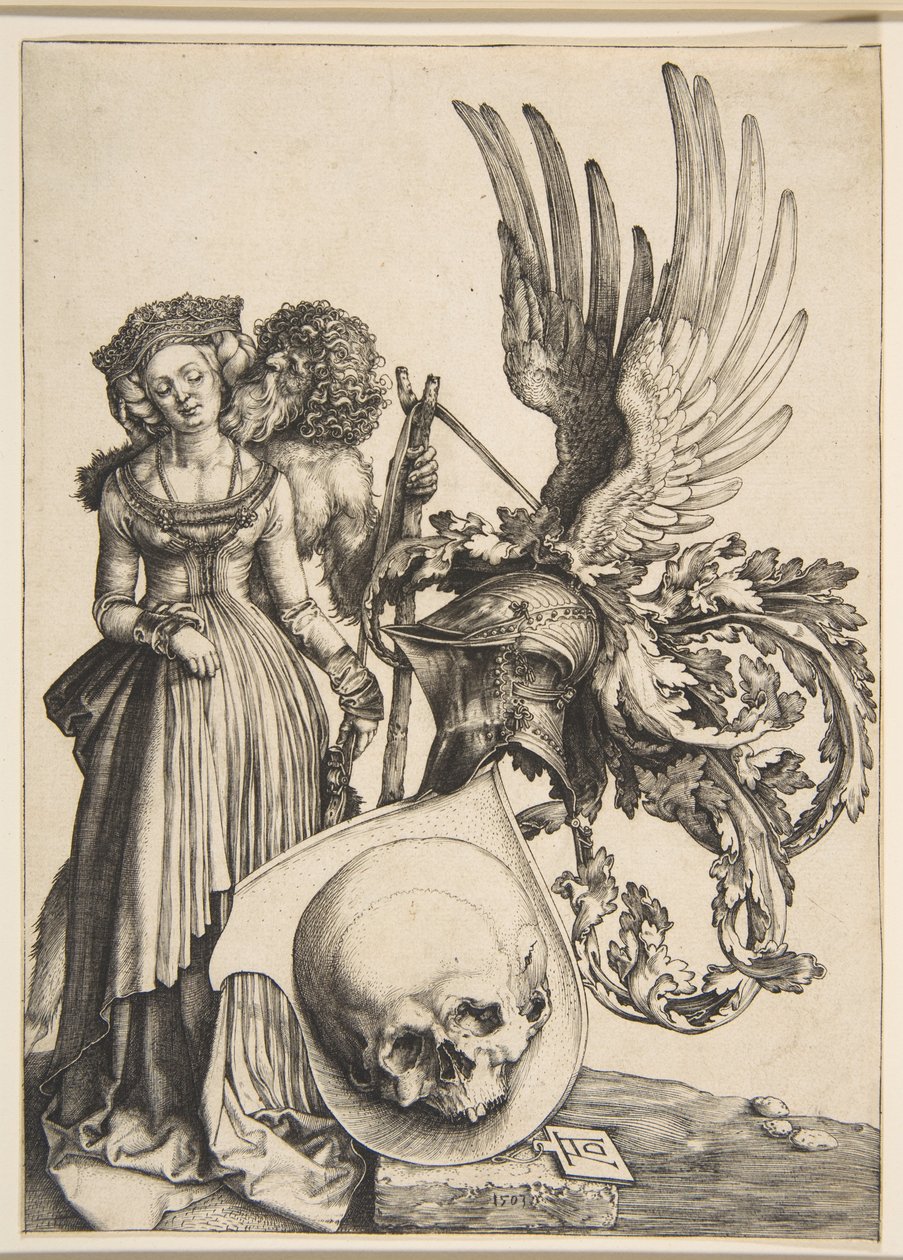 Címer koponyával alkotó: Albrecht Dürer
