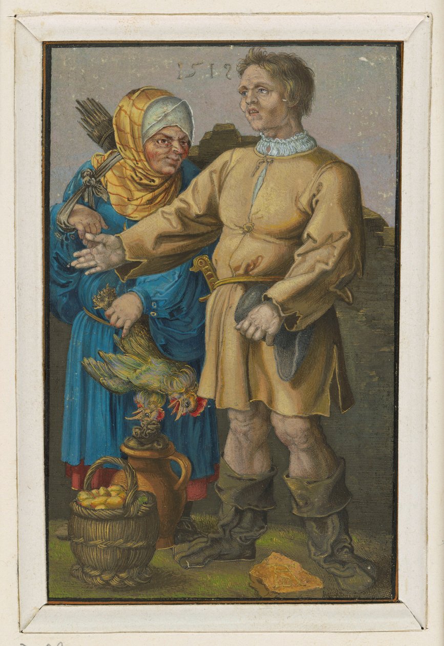 Parasztpár a piacon alkotó: Albrecht Dürer