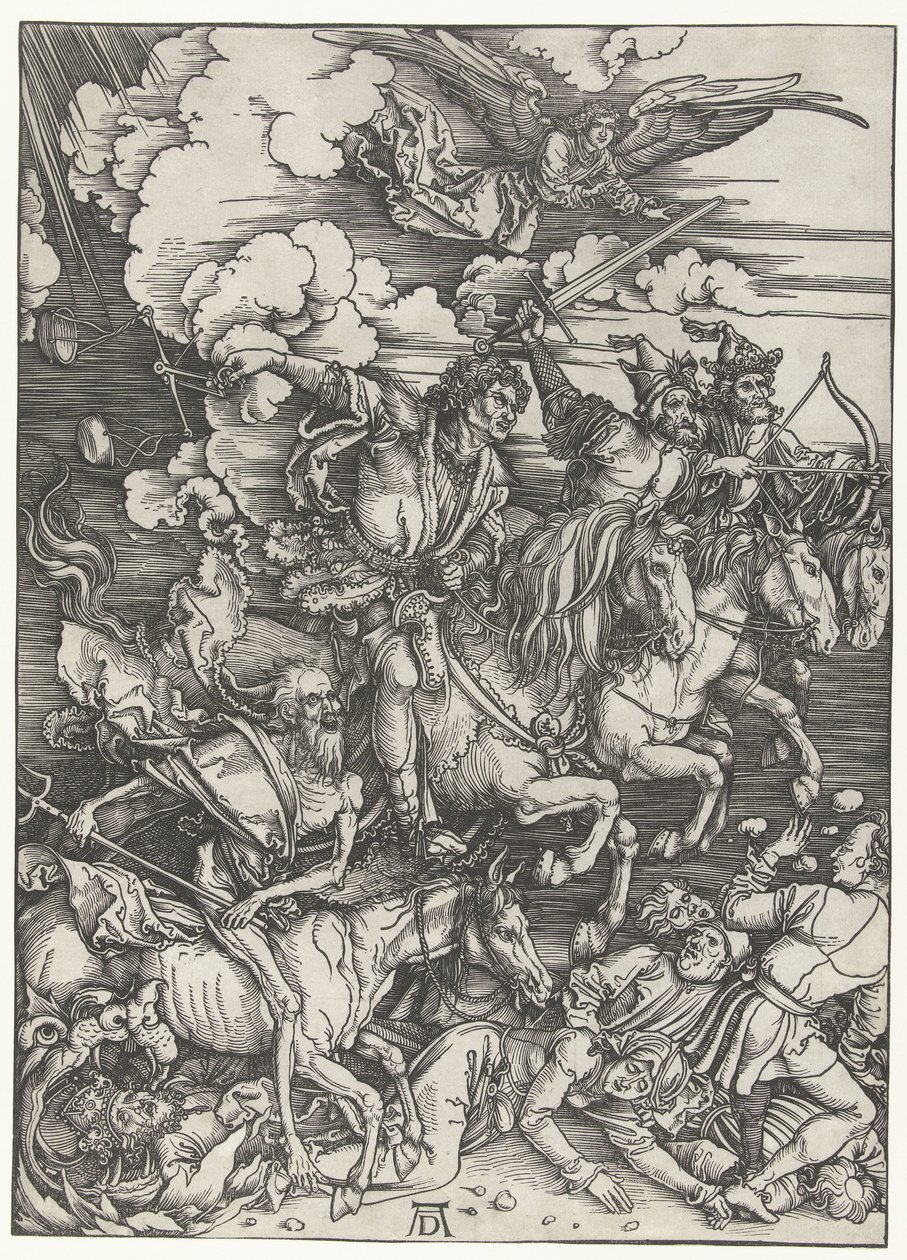 Az Apokalipszis négy lovasa alkotó: Albrecht Dürer