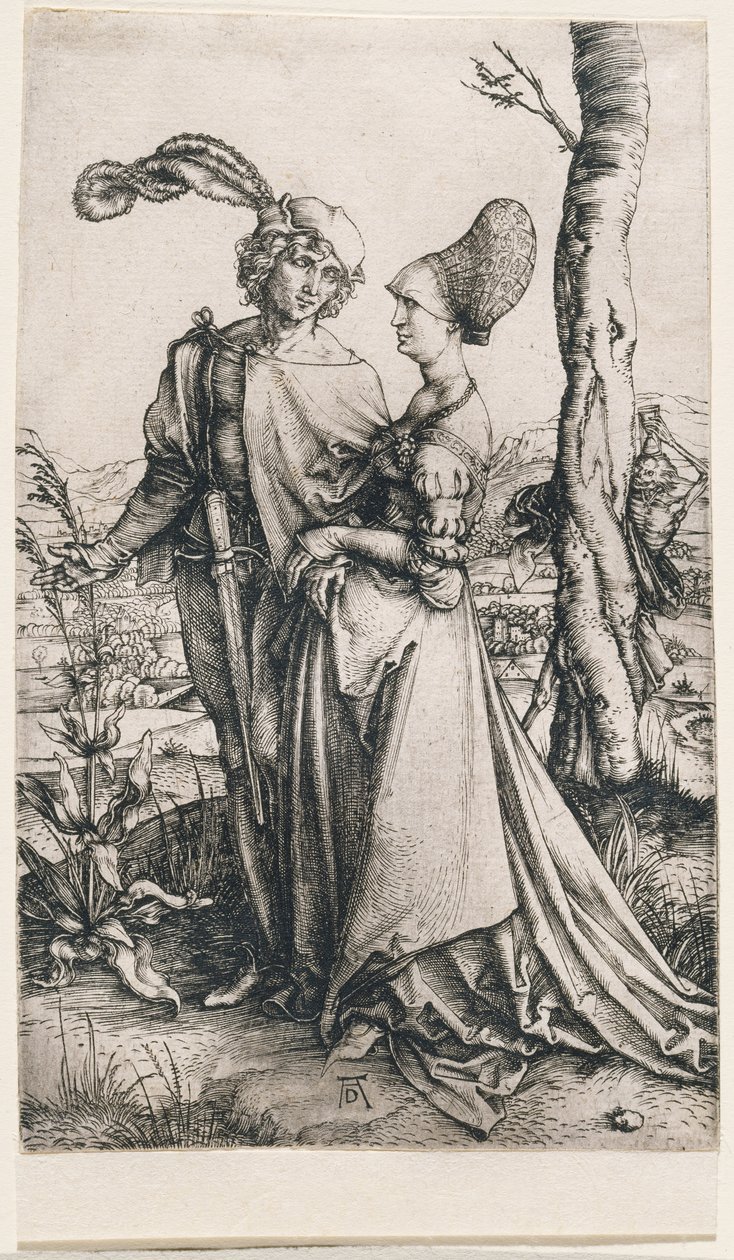 A halál és a szerelmesek alkotó: Albrecht Dürer