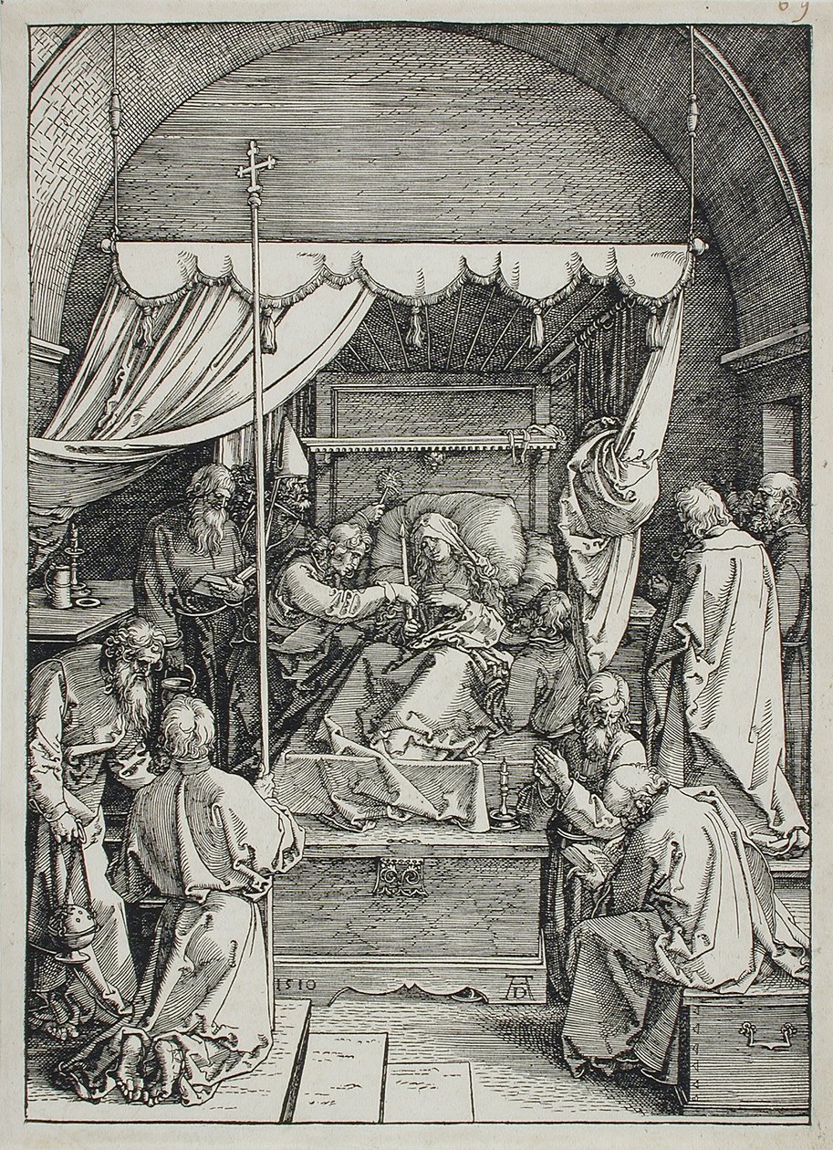 A Szűz halála alkotó: Albrecht Dürer