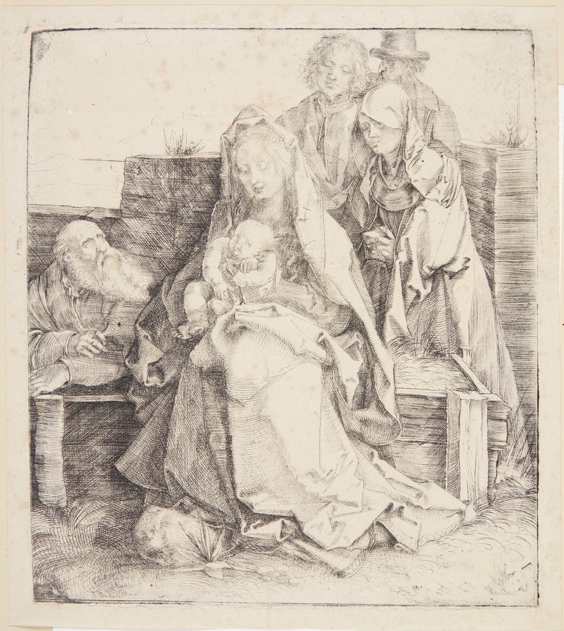 A Szent Család, hat ember alkotó: Albrecht Dürer