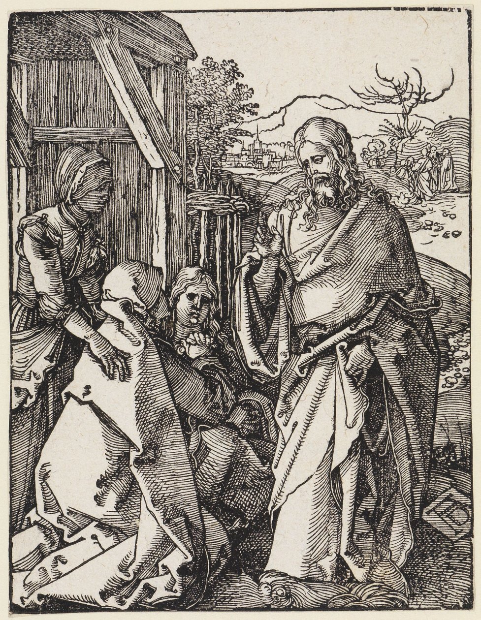 Krisztus búcsúja anyjától alkotó: Albrecht Dürer