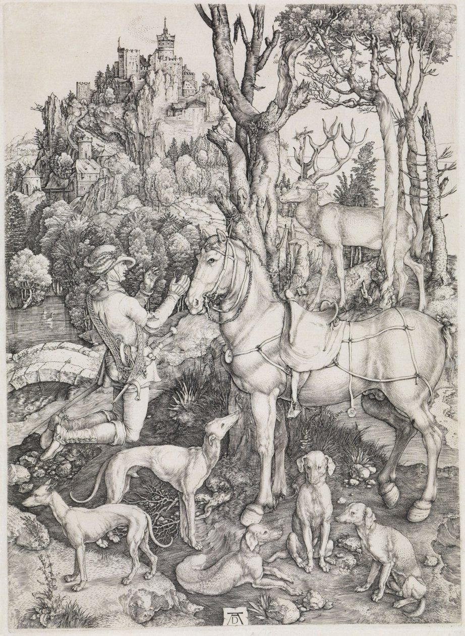 Szent Euszták alkotó: Albrecht Dürer