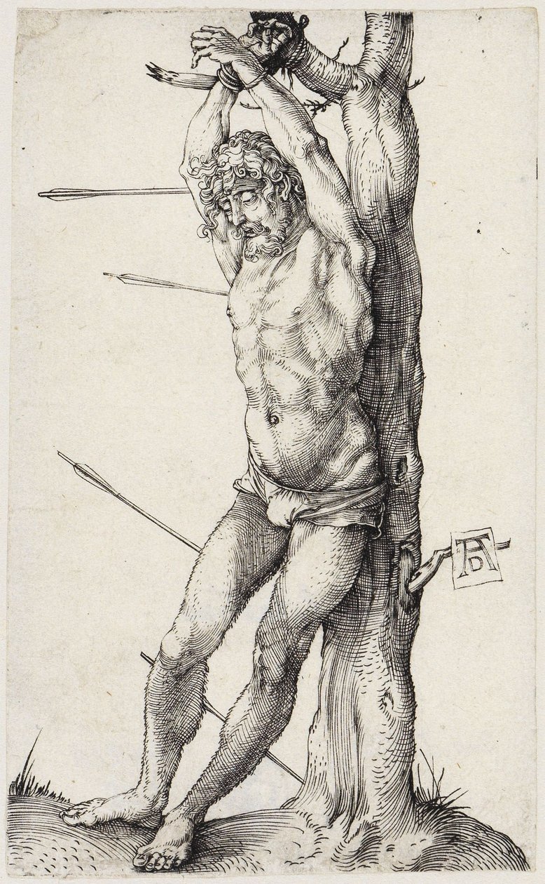 Szent Sebestyén a Baume-nál alkotó: Albrecht Dürer