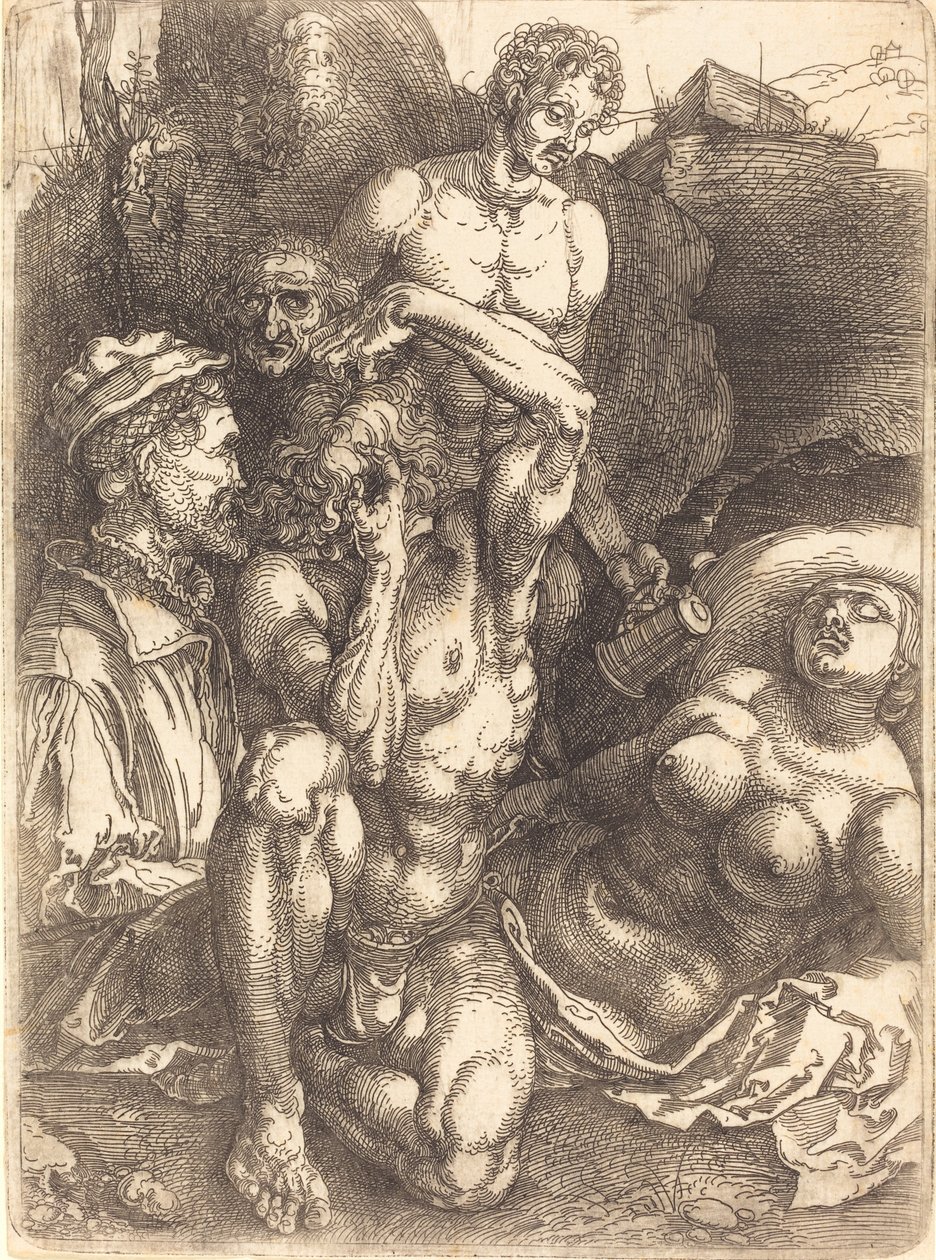 Kétségbeesett ember, valószínűleg 15141515. alkotó: Albrecht Dürer