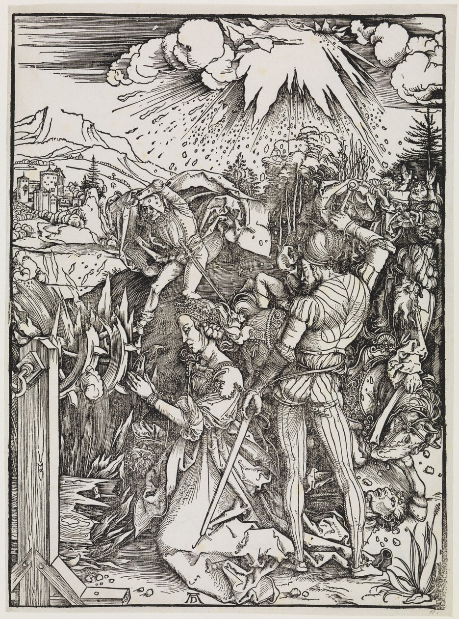 Szent Katalin lefejezése alkotó: Albrecht Dürer
