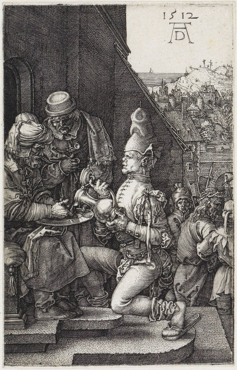 Pilátus kézmosása alkotó: Albrecht Dürer