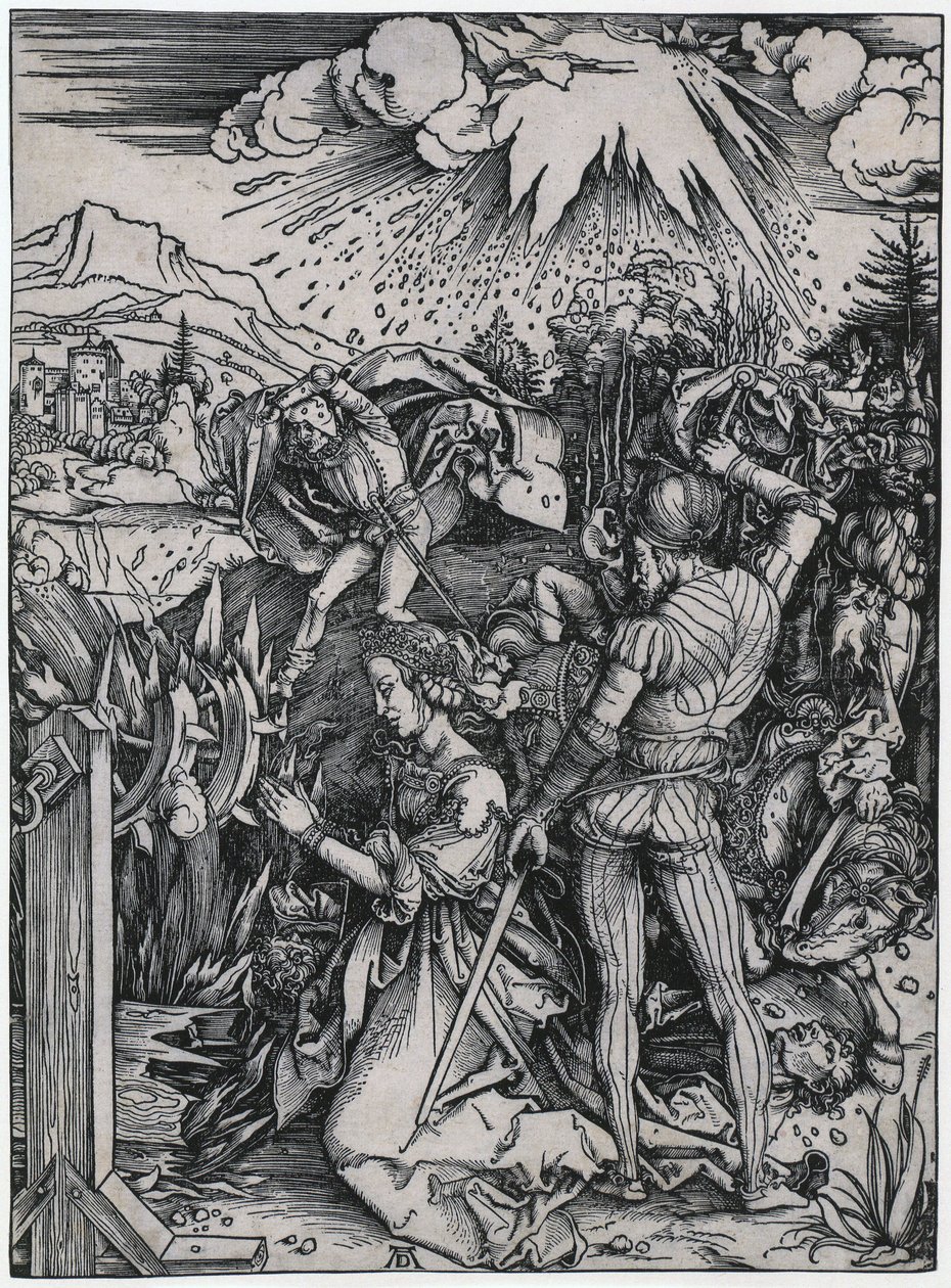 Szent Katalin szenvedései alkotó: Albrecht Dürer