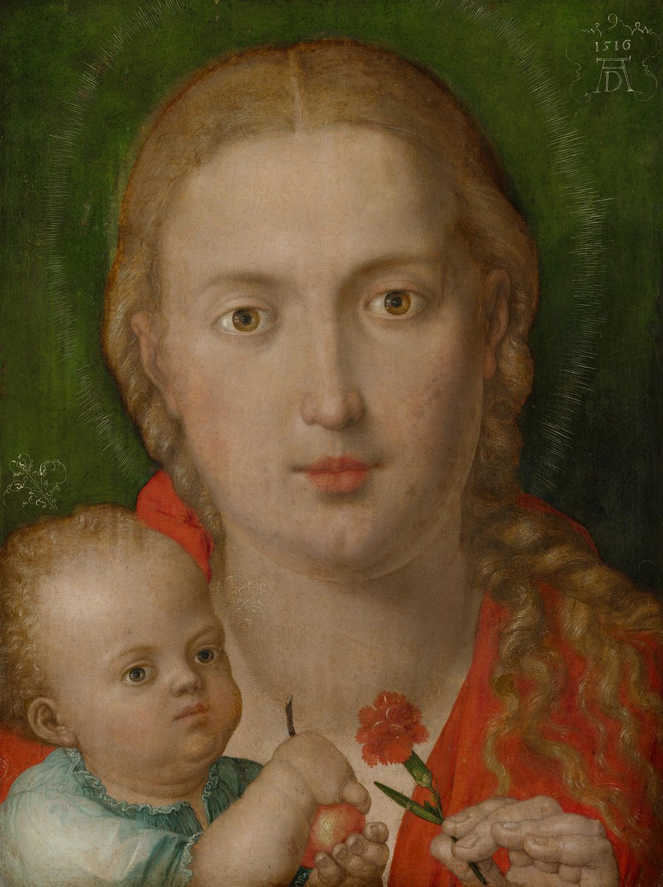 Madonna szegfűvel alkotó: Albrecht Dürer