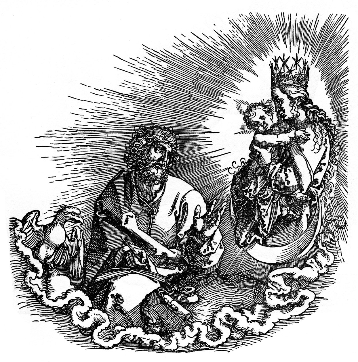 János kinyilatkoztatása, 1511, 1936 alkotó: Albrecht Dürer