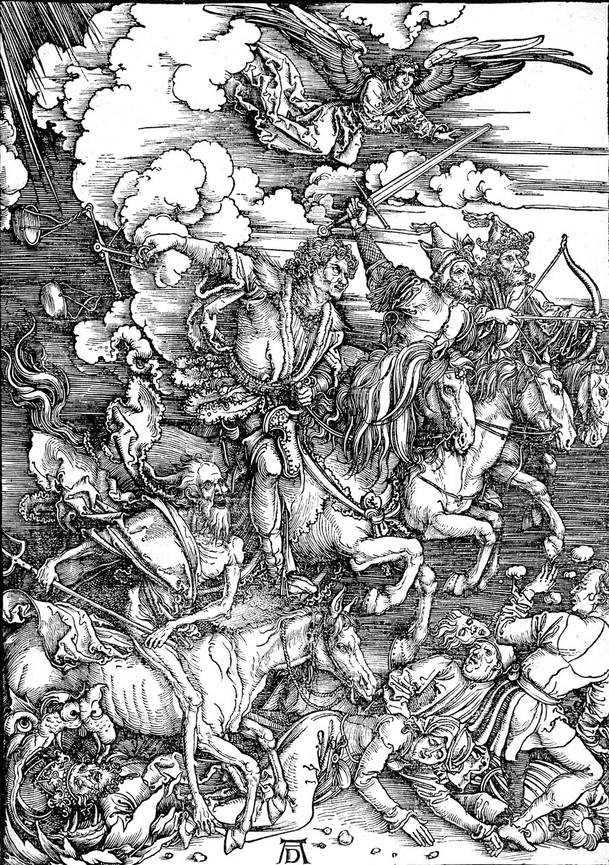 János Jelenései: 4. Az Apokalipszis négy lovasa alkotó: Albrecht Dürer