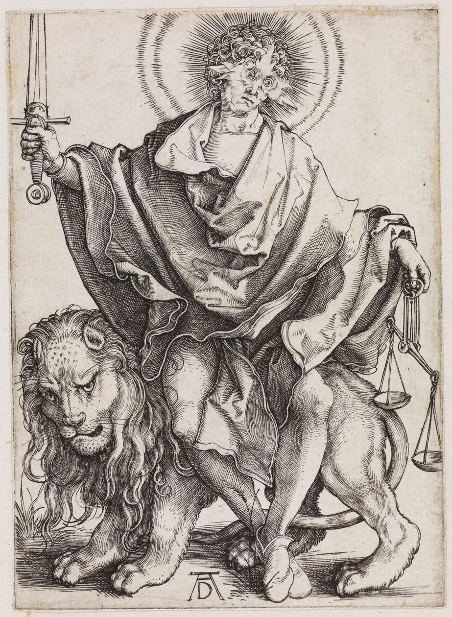 Az igazság napja (Sol Justitiae) alkotó: Albrecht Dürer