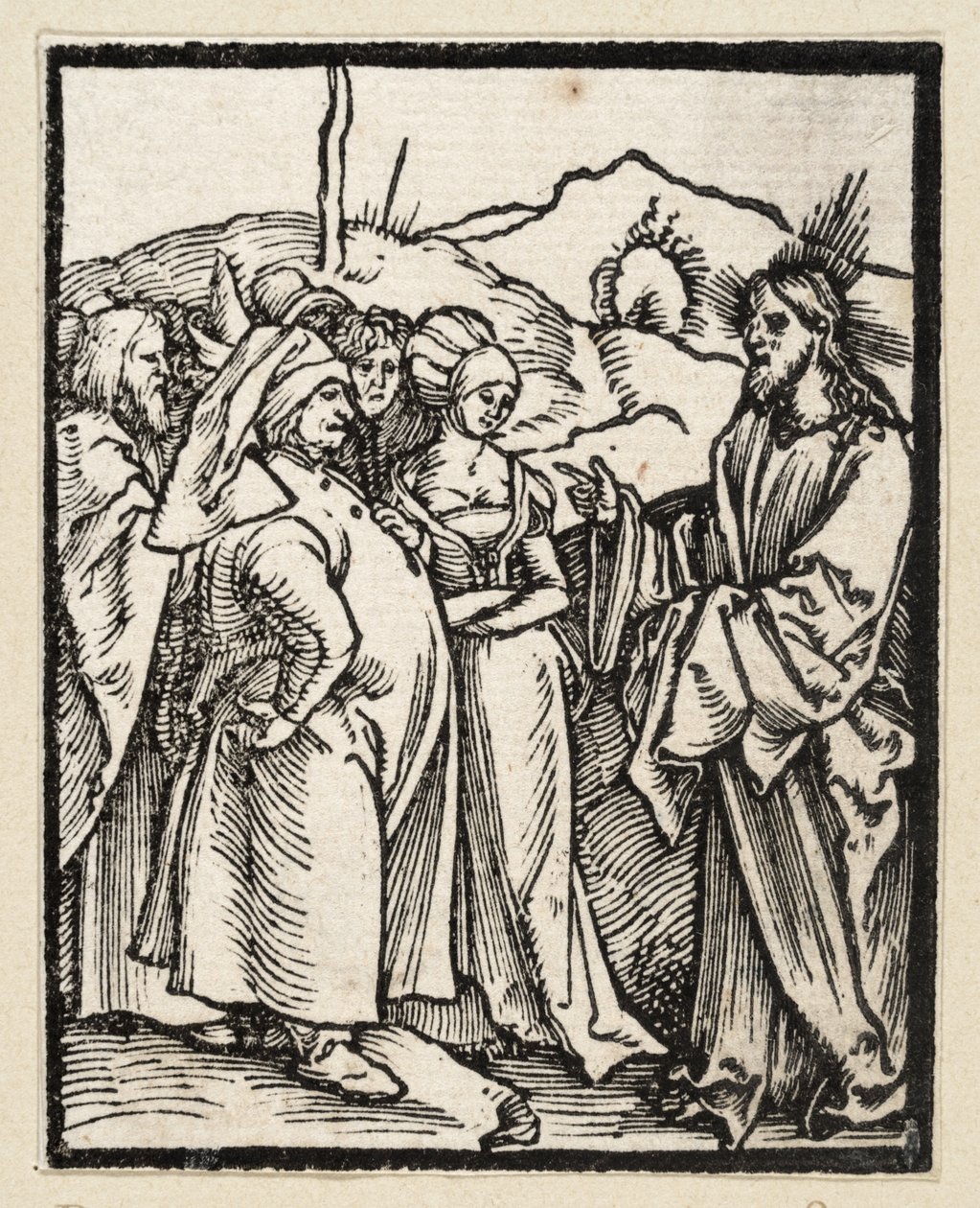 A bűnösök Krisztushoz jönnek (43 vallási téma) alkotó: Albrecht Dürer