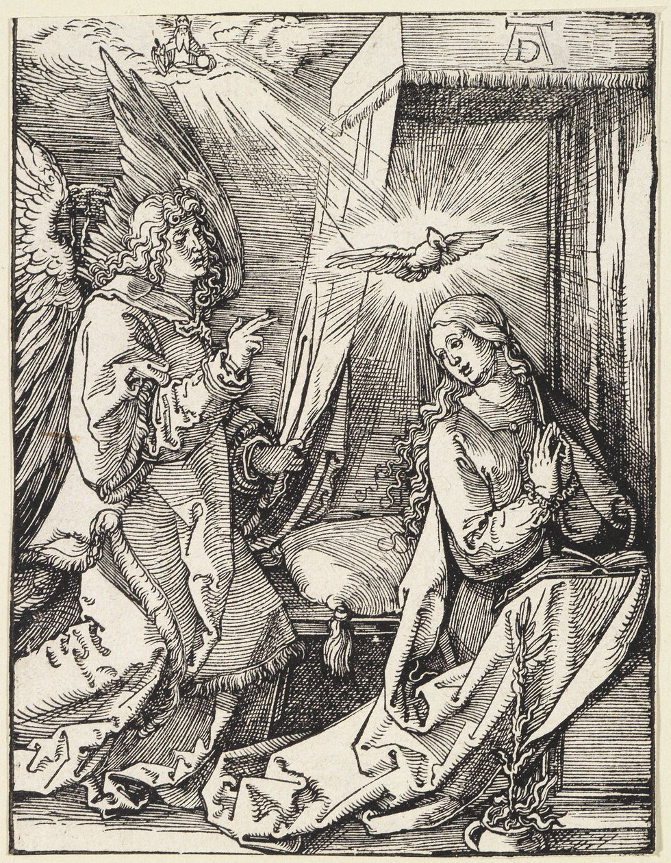 Angyali üdvözlet alkotó: Albrecht Dürer