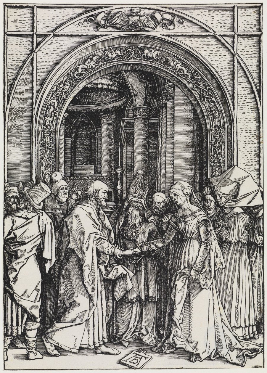 Szűz Mária eljegyzése alkotó: Albrecht Dürer