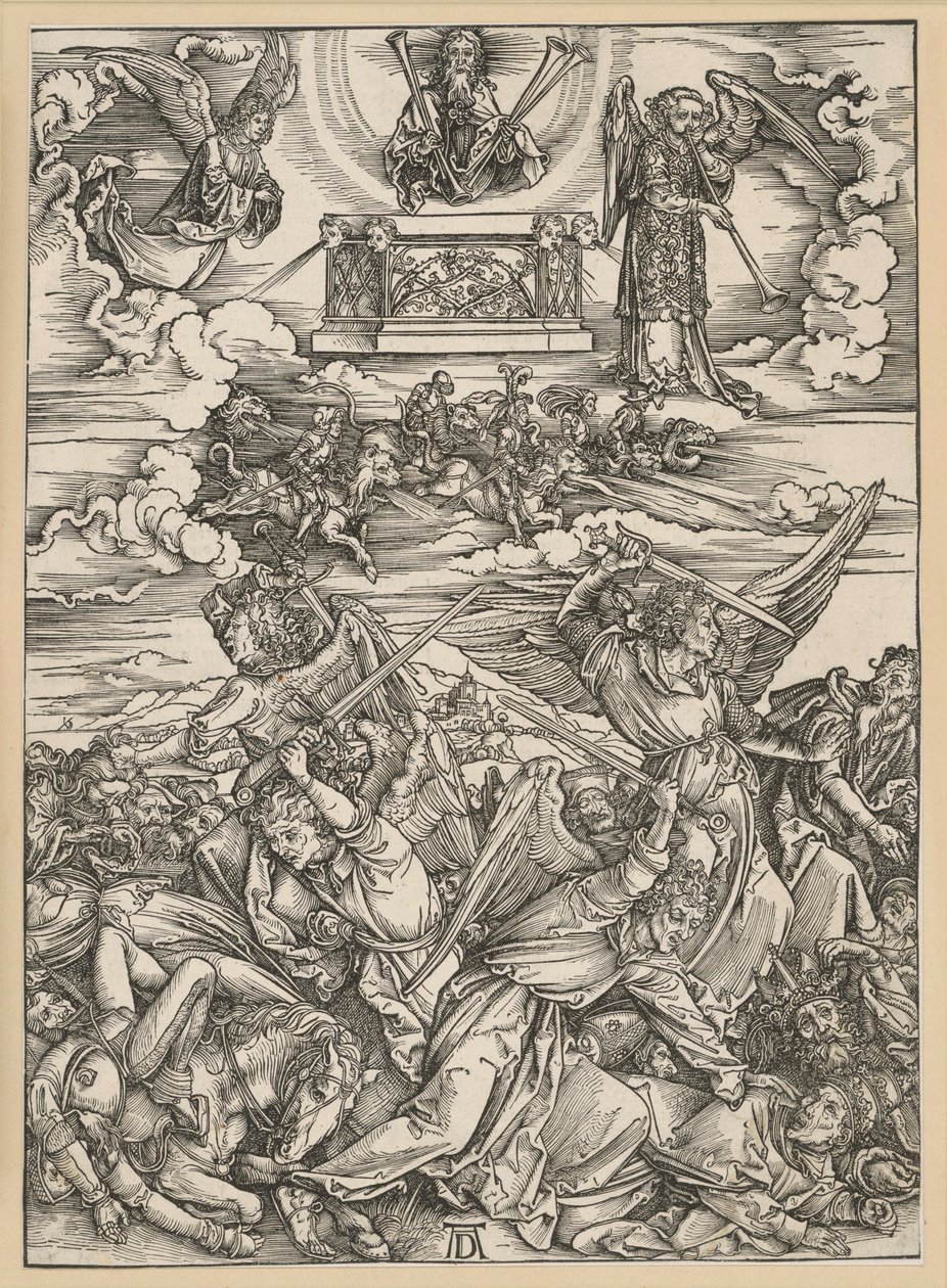 A négy bosszúálló angyal (Apokalipszis) alkotó: Albrecht Dürer