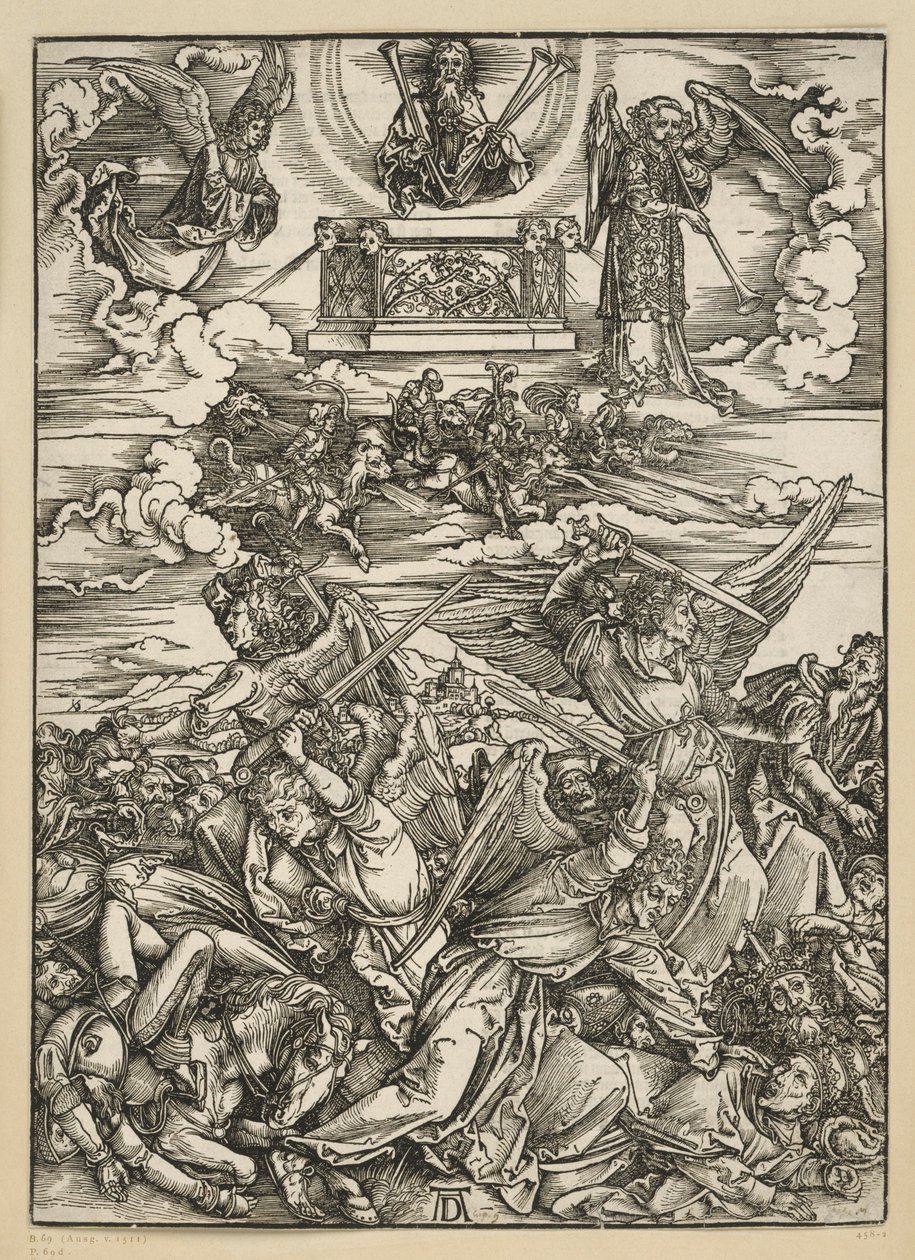A négy bosszúálló angyal (Apokalipszis) alkotó: Albrecht Dürer