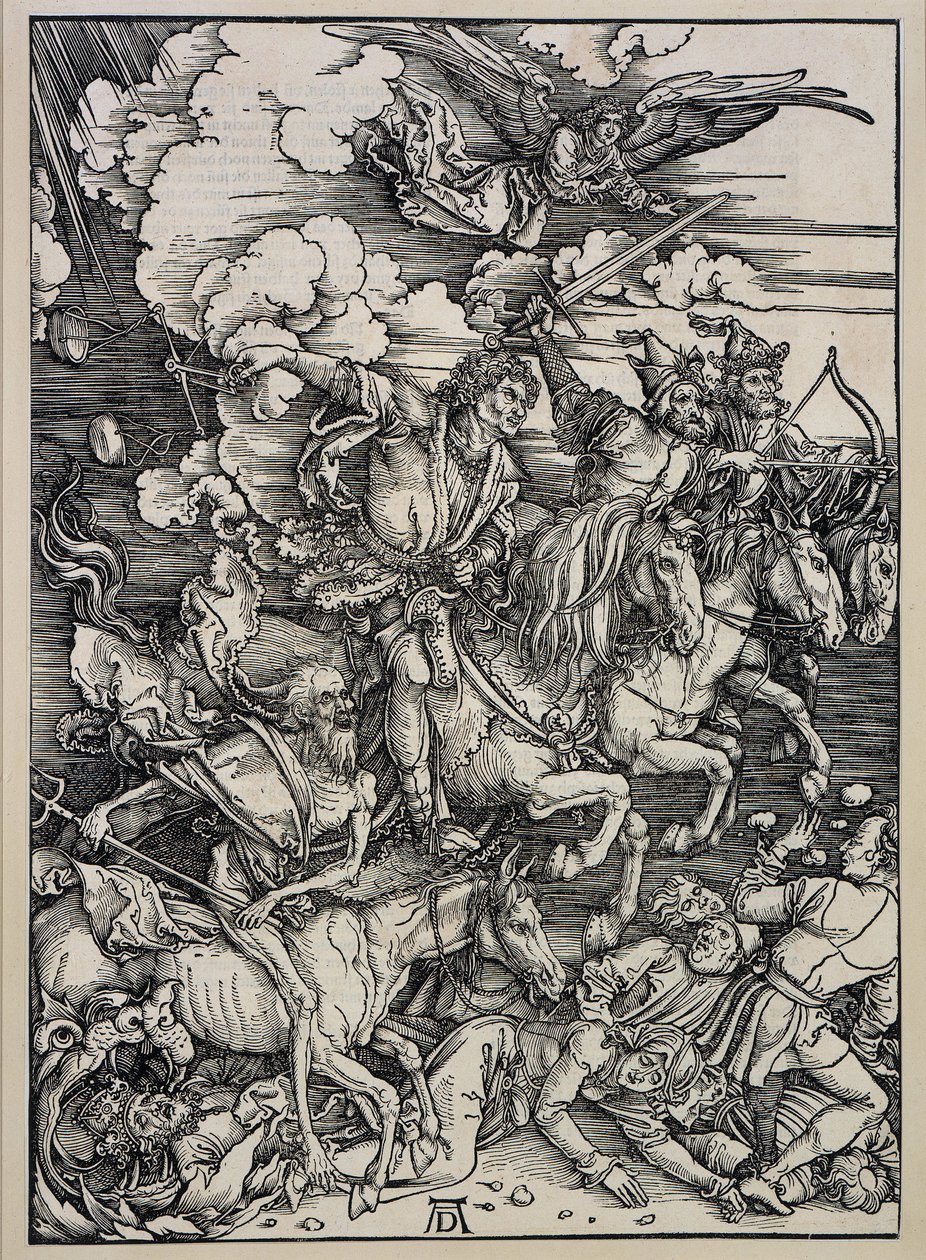 Az Apokalipszis négy lovasa alkotó: Albrecht Dürer