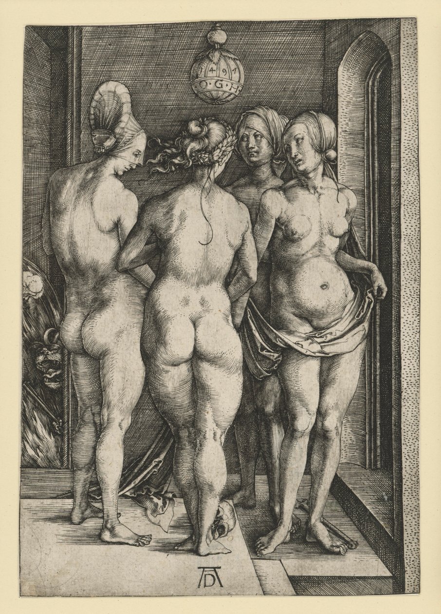 A négy meztelen nő alkotó: Albrecht Dürer