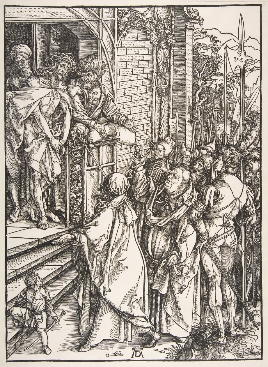 Ecce Homo, a The Large Passion sorozatból, kb. 1498-99. alkotó: Albrecht Dürer