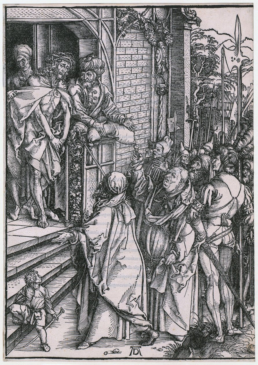 Ecce homo, a „Die Grosse Passion” sorozat 6. lapja alkotó: Albrecht Dürer