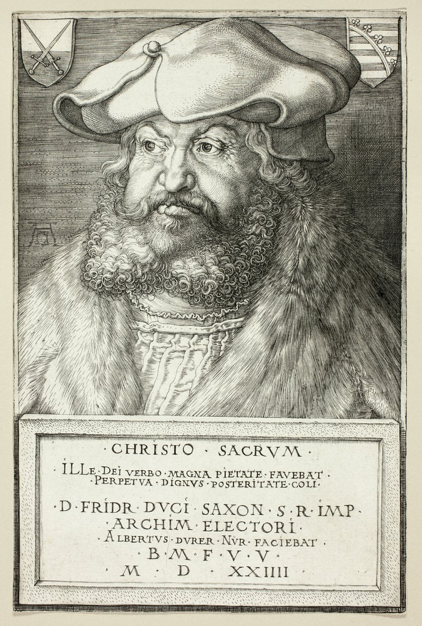 Bölcs Frigyes szász választófejedelem alkotó: Albrecht Dürer