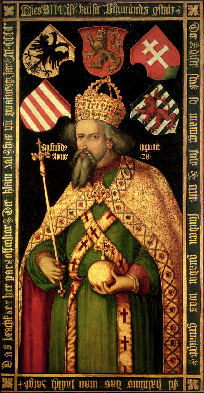 Zsigmond császár, római római császár, magyar és cseh király (1368-1437), 1600 körül alkotó: Albrecht Dürer