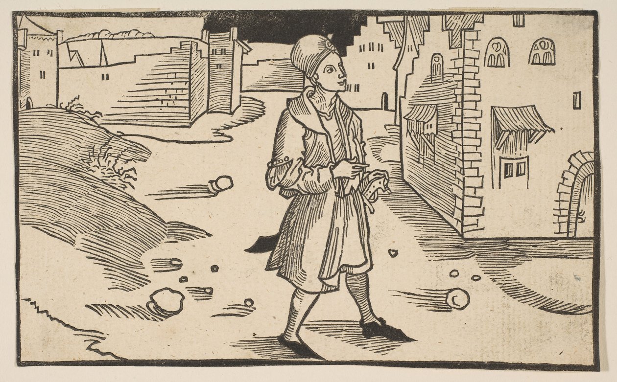 Eunuchus, Terence vígjátékából, 19. századi reprint.n.d. alkotó: Albrecht Dürer