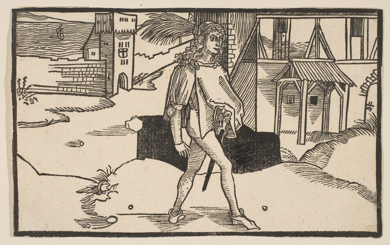 Eunuchus, Terence vígjátékából, 19. századi reprint.n.d. alkotó: Albrecht Dürer