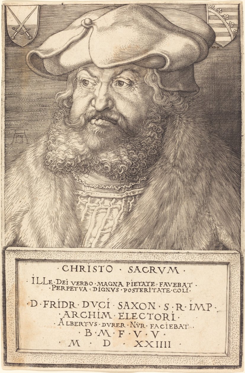 Bölcs Frigyes, Szászország választófejedelme alkotó: Albrecht Dürer